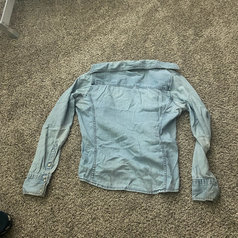 Denim Button Up - Picture 4 of 4
